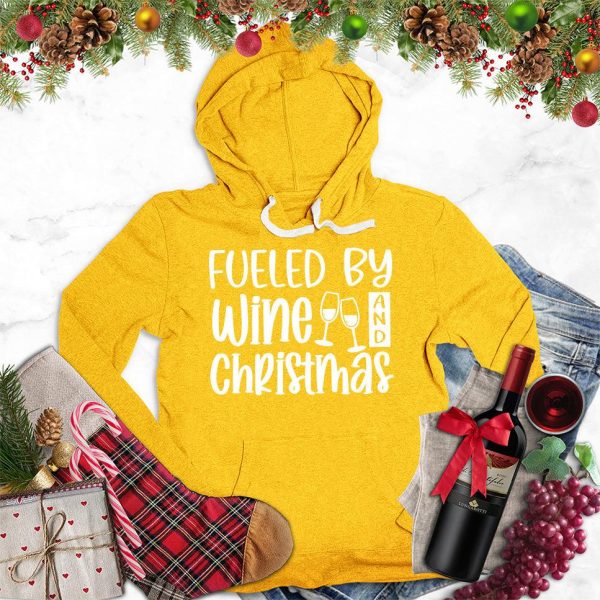 Fueled By Wine And Christmas Hoodie_8844