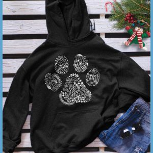 Floral Paw Hoodie_3958