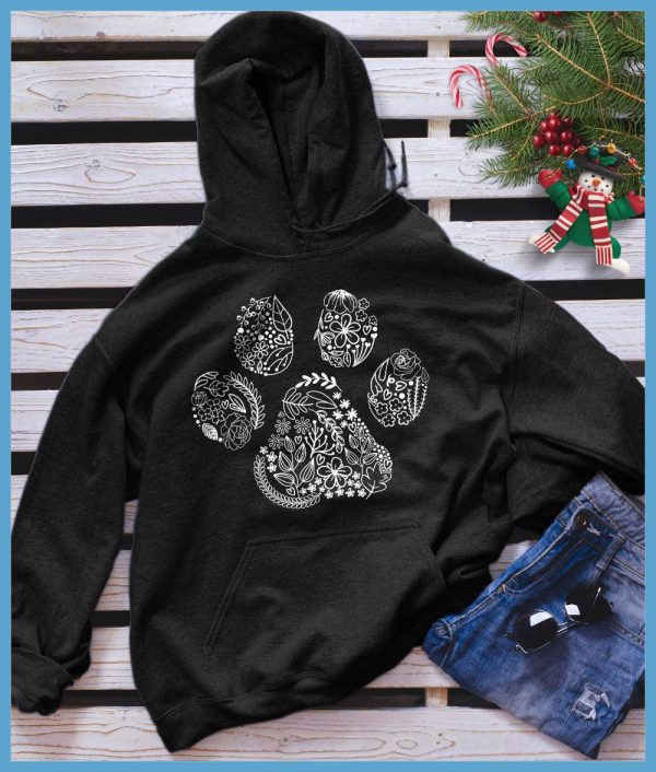 Floral Paw Hoodie_3958